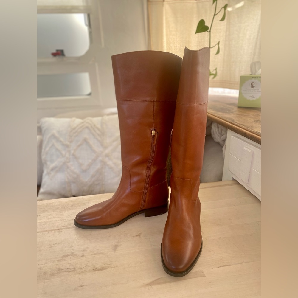 Jcrew leather riding boots